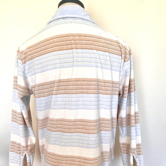Vintage Velour - The Action by Van Heusen - Striped - Long Sleeve - XL - Picture 6 of 8